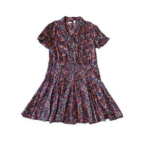 10Y Gap Kids Floral Fit and Flare Dress